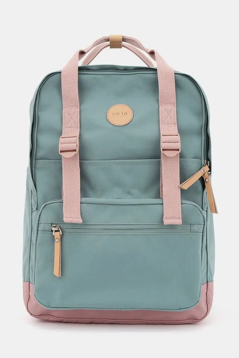 Himawari Waterproof Canvas Backpack Bag with Side Pockets - Love Salve